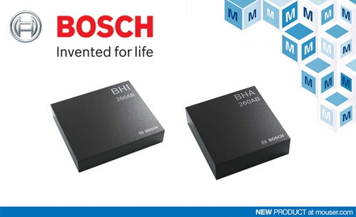 貿(mào)澤電子開售博世BHI260AB與BHA260AB智能傳感器中樞，賦能新一代電子產(chǎn)品